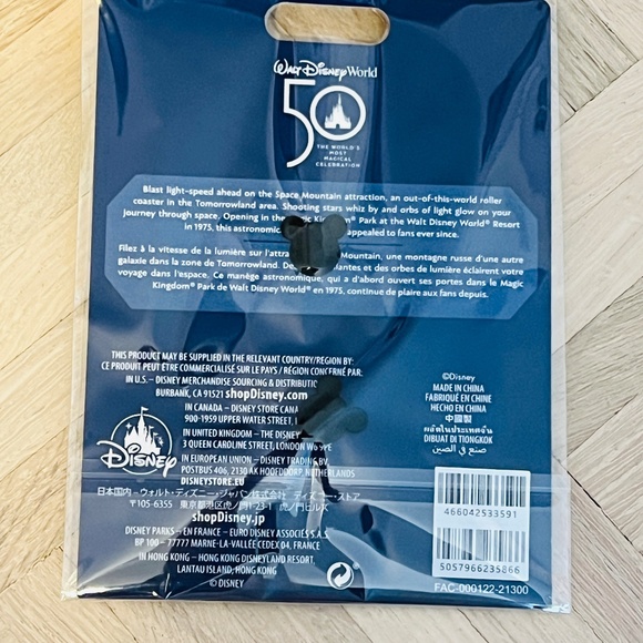 Mickey Mouse Main Attraction - Space Mountain Collectible Pin. Limited Release. - Picture 2 of 2